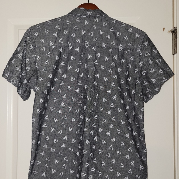 Men's Harry Potter button down short sleeve shirt - Picture 4 of 6